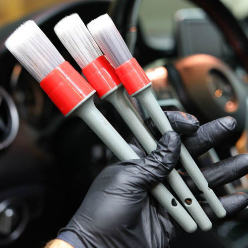 Fox Clean Car Detailing Brush Set (3 Brushes)